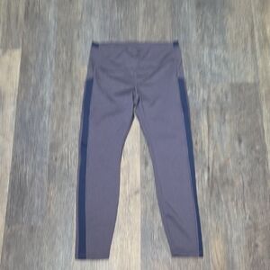Athleta Gray and Navy Leggings